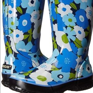 Women’s, blue, floral Bogs Boots